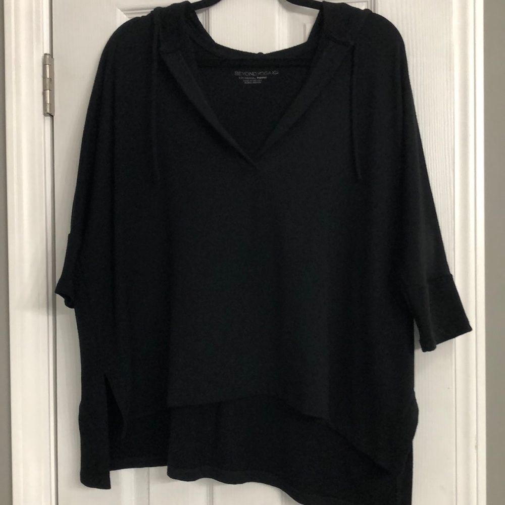 Beyond yoga, hooded, poncho top